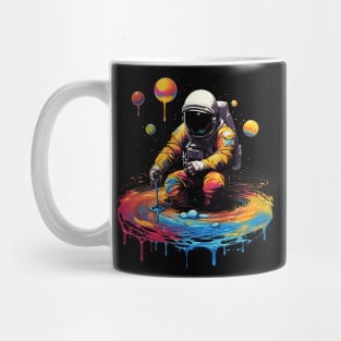 Trippy Psychedelic Astronaut - Universe Creator Mug